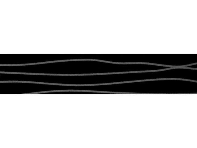 PVC ÉLZÁRÓ EXTRA 0,8/21mm FP0247 FEKETE EZÜST FÉNYES 0