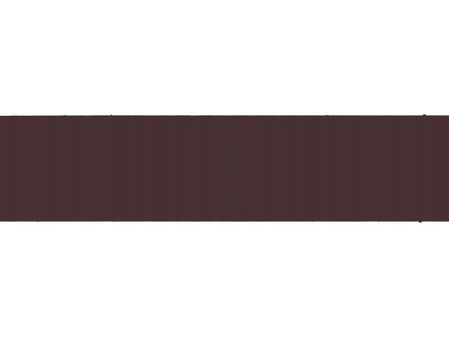 T_ PVC ÉLZÁRÓ EXTRA 1,0/22mm SM0107 MOKKA MATT 0