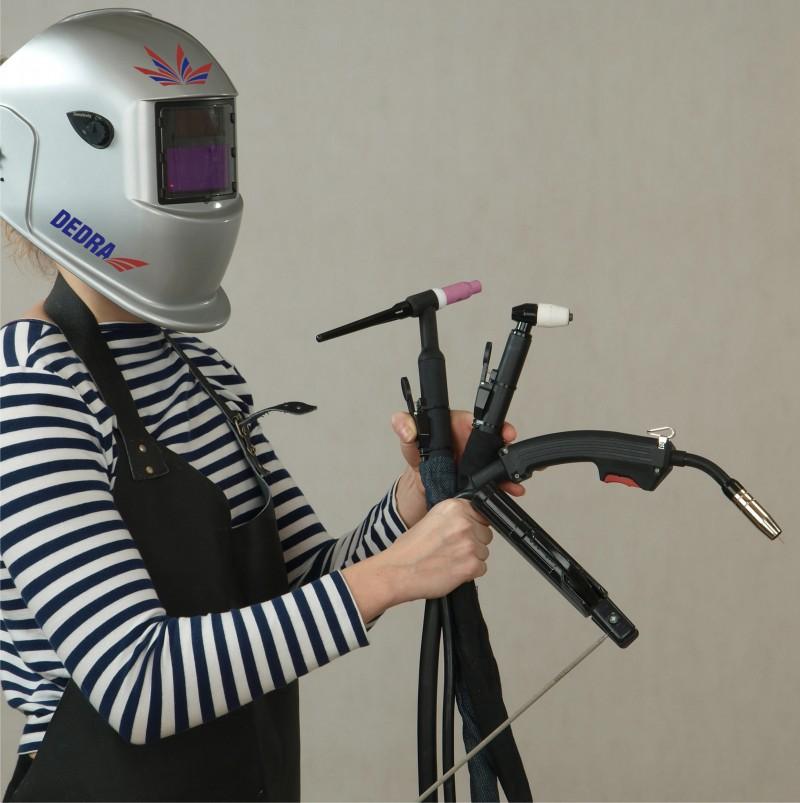 Önsötétedő hegesztőpajzs, 2funkció, 2szenzor, védőüveg 0