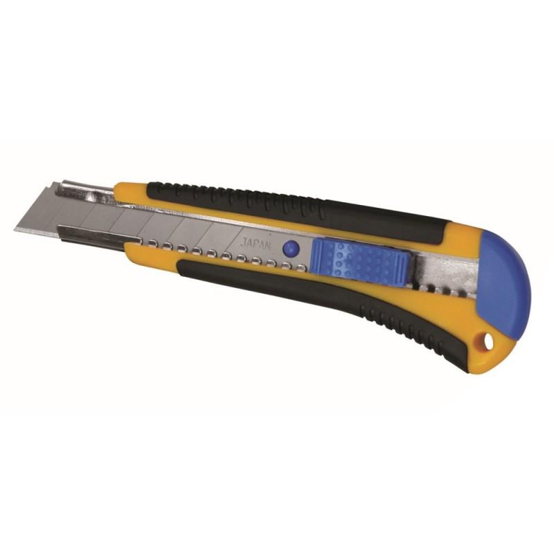 Kés 18mm+1cserélhető él, gumi fogantyú, 12db. 0