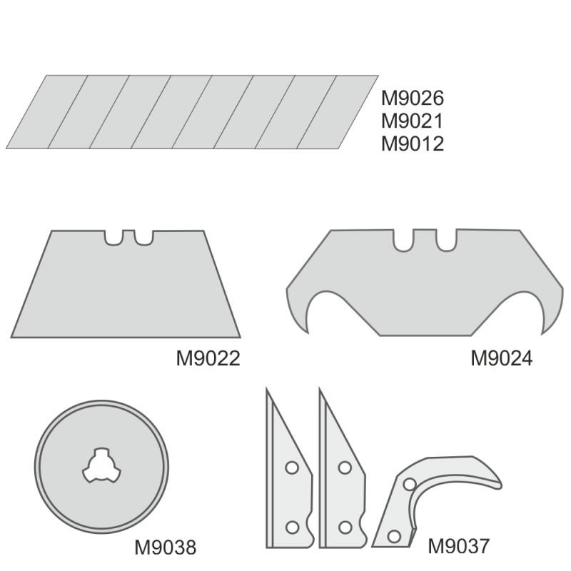Tartalék penge biztonsági késhez, M9036, 3db 0
