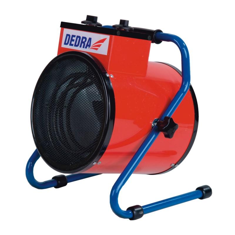 Hengeralakú elektromos hőlégfúvó 1100/2200W, termosztát, ventilátor funkció 0