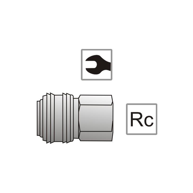Gyorscsatlakozó belsőmenetű 1/4