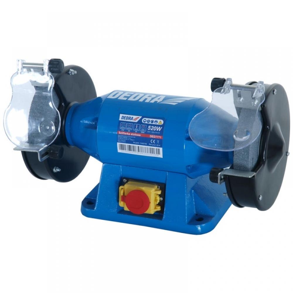 Duplakorongos asztali köszörű 520W, 175x32mm 0