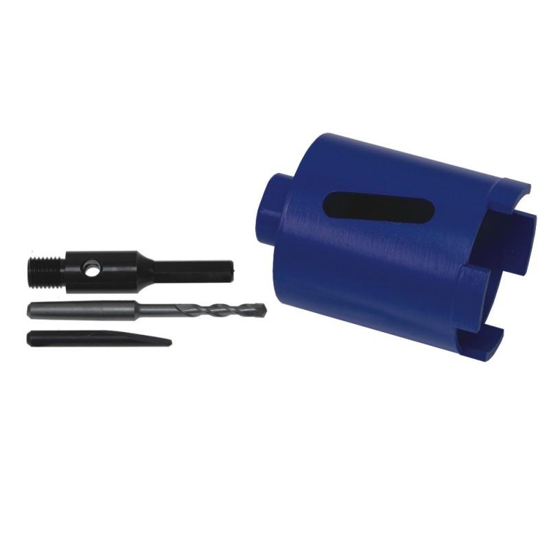 Gyémánt koronafúró komplet 82mm, hossz 75mm 0