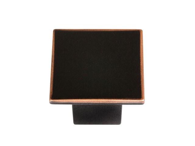 T_ BÚTORFOGANTYÚ 8045-36 36x36 FEKETE-RÉZ 0