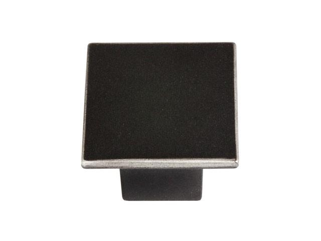 T_ BÚTORFOGANTYÚ 8045-36 36x36 FEKETE-EZÜST 0