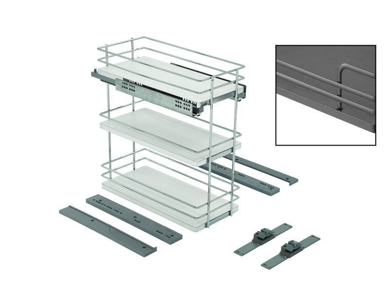 T_ BELSŐ FÉMRÁCS EGTGM30B30 OLDALLAPRA SZERELHETŐ 264×506×494mm ANTRACIT 0