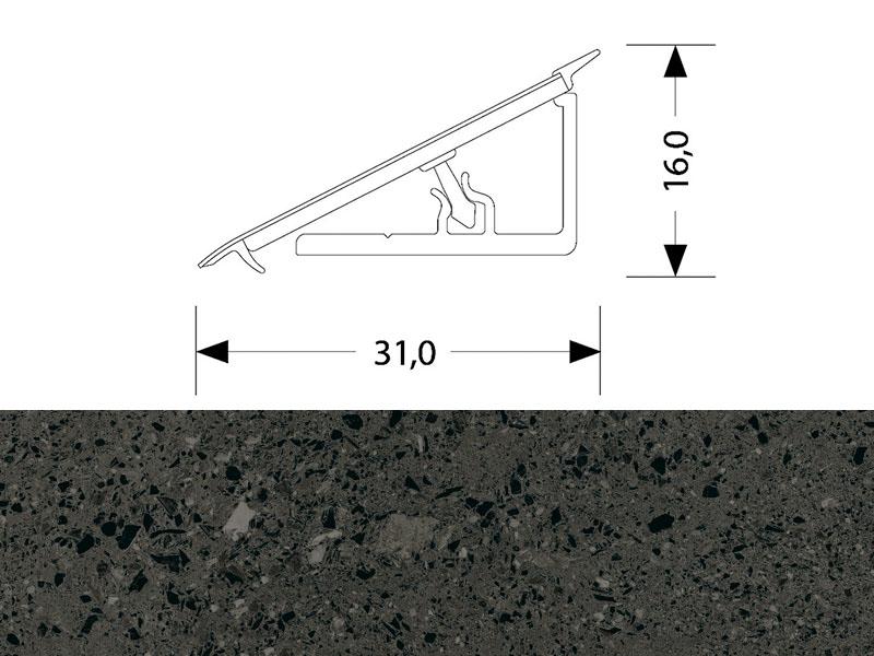 VIZZÁRÓ PL_1407U_K102 SU 4,2 fm DARK TERRAZZO MARBLE 0