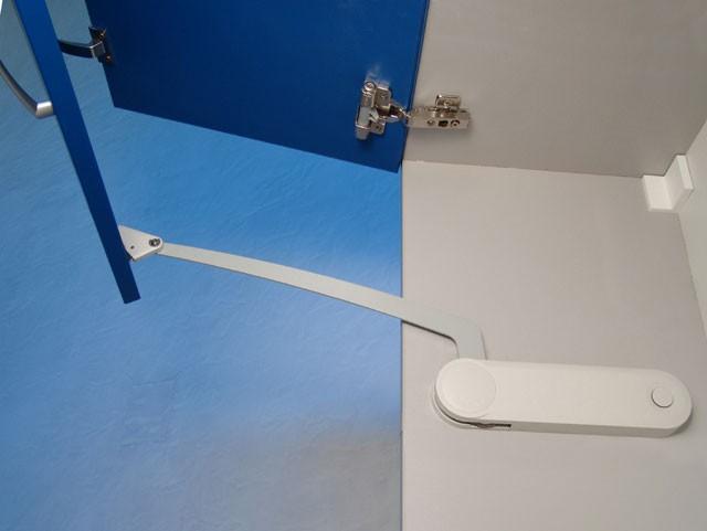 HAFELE FELNYÍLÓ 3672 010 003 FOLD A20 JOBBOS VIZSZINTES HARMÓNIKA VASALAT SZÜRKE 0