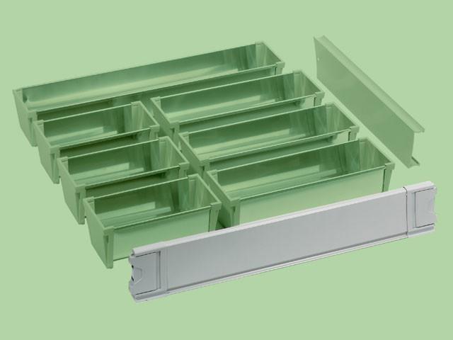 GRASS DUPLAFALÚ FÉM FIÓKOLDAL DWD 12101.450 OSZTÓBETÉT 450 mm SZÜRKE 0