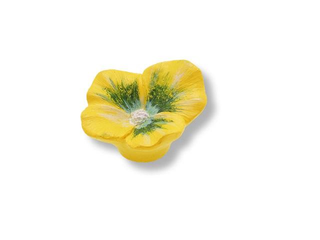 BÚTORFOGANTYÚ H 126-50 A57 VIRÁG GOMB SÁRGA 0