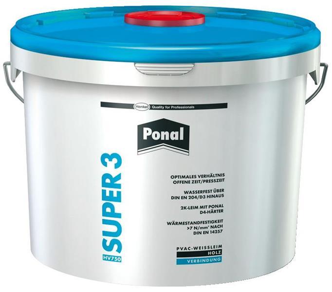Ragasztó Ponal Super D3 10kg vizálló 0