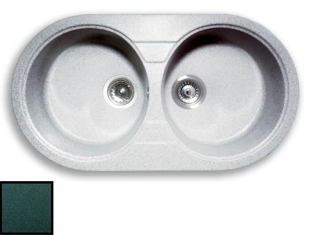 ASTRACAST MOSOGATÓ OYSTER 2.0B RD 2 MEDENCE 825x450mm ZÖLD 0