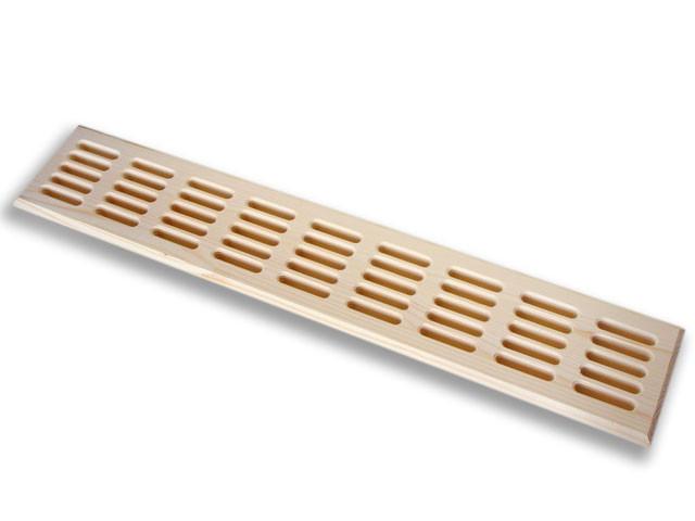 SZELLŐZŐRÁCS FA NÉGYSZÖG ALAKÚ 550x100mm FENYŐ 0