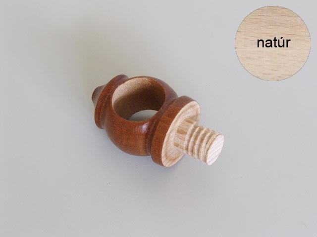 T_ LAKÁS KIEGÉSZITŐK FA KARNIS 1-ES TARTÓ ÁTM:45X75 NATÚR 0