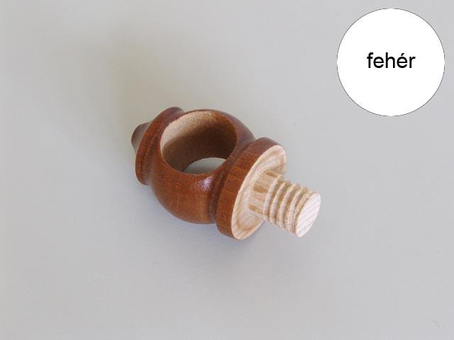 T_ LAKÁS KIEGÉSZITŐK FA KARNIS 1-ES TARTÓ ÁTM:45X75 FEHÉR 0