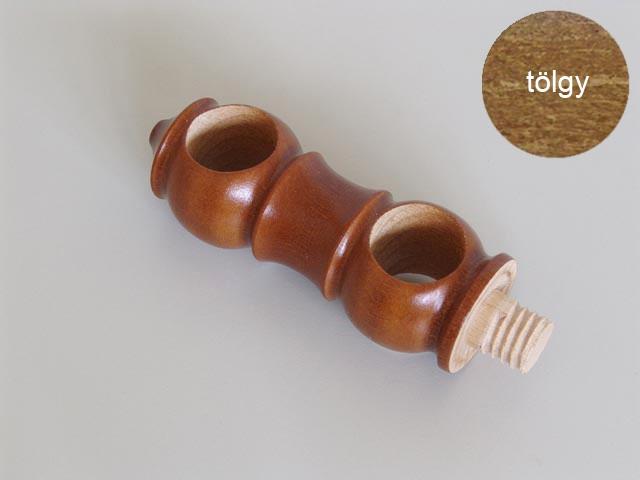 T_ LAKÁS KIEGÉSZITŐK FA KARNIS 2-ES TARTÓ ÁTM:45X140 TÖLGY 0