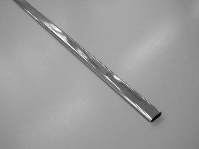 T_ VÁLLFATARTÓ RÚD OVÁLIS 4000x30x15/0,6 mm KRÓM 0