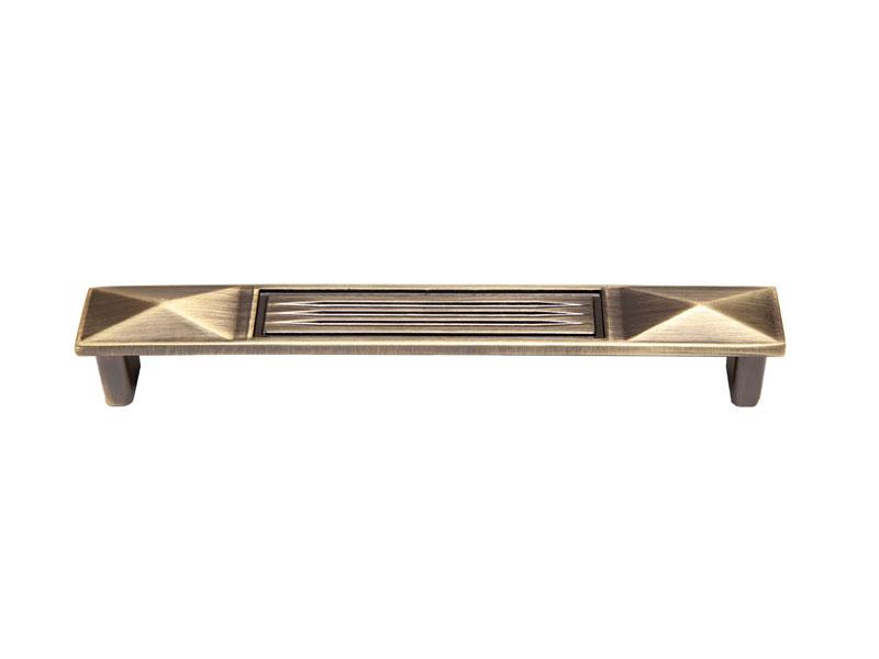 T_ BÚTORFOGANTYÚ E048-128 128 FÉNYES ANTIKOLT BRONZ 0