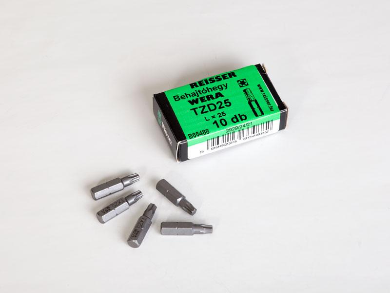 WERA BEHAJTÓHEGY TORX TZD 25 - 10db/csomag 0