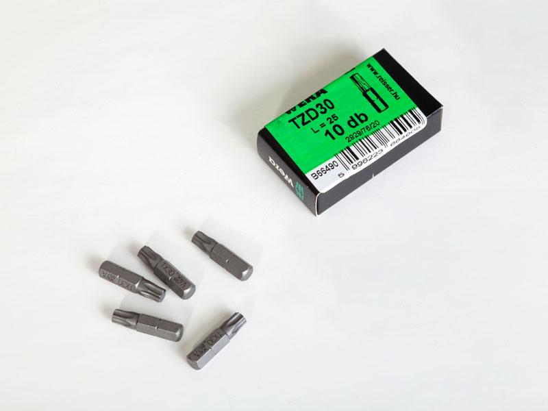 WERA BEHAJTÓHEGY TORX TZD 30 - 10db/csomag 0