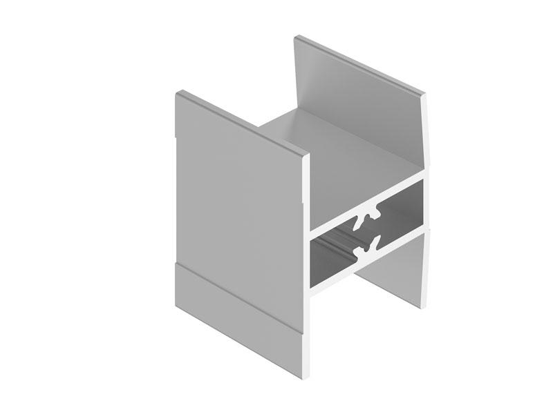 T_ TOLÓAJTÓ BÚTORLAPHOZ BOARD H+ PROFIL 2,65m ALUMÍNIUM 0