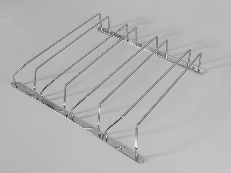 KÜLSŐ FÉMRÁCS H604D TALPASPOHÁR TARTÓ 4 RÉSZES 420x70x332 mm KRÓM 0