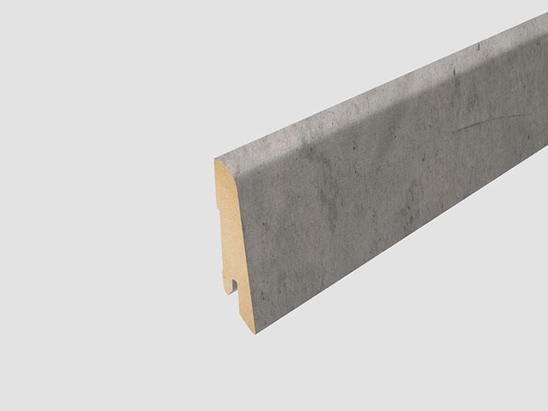 SZEGÉLYLÉC L477 VILÁGOSSZÜRKE CHICAGO BETON, EPL166/F186 LAMINÁLT PADLÓHOZ 2400x17x60mm 0