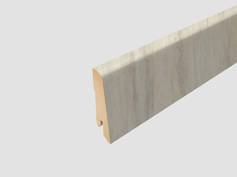 SZEGÉLYLÉC L581 CHROMIX FEHÉR, EPL168/F637 LAMINÁLT PADLÓHOZ 2400x17x60mm 0