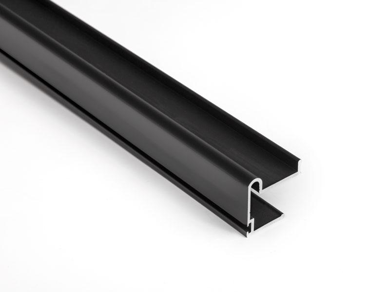 T_ TOLÓAJTÓ BÚTORLAPHOZ COSMO 2 FOGANTYÚ PROFIL 2,7M MATT FEKETE 0