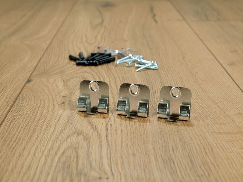 EGGER CLIP-STAR RÖGZÍTŐKLIPSZ (50 KLIPSZ+TIPLI+CSAVAR /DOBOZ) 0