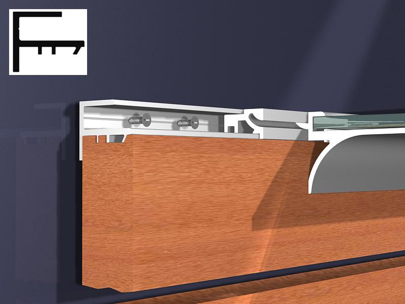 WALL SYS FALI PANEL SAS W04 3000 mm ALUMÍNIUM 0