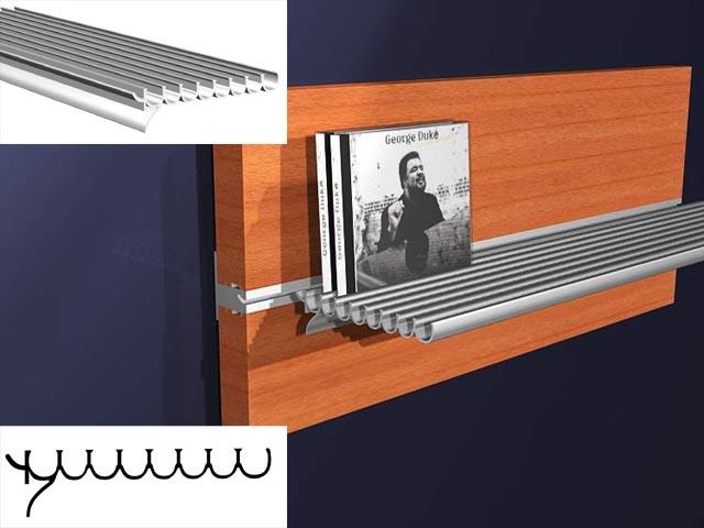 WALL SYS FALI PANEL SAS W13 600 mm ALUMÍNIUM 0