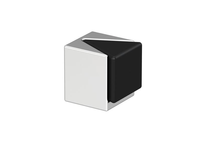 AJTÓÜTKÖZŐ ART FP05 GUMÍROZOTT, ÖNTAPADÓS 25x29x30 mm KRÓM 0