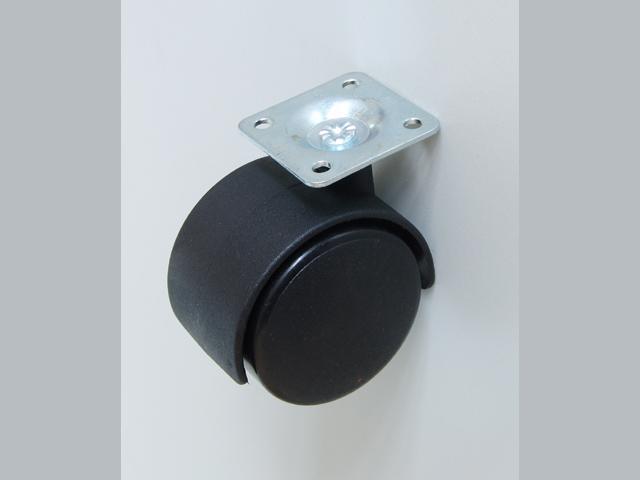 BELTÉRI BÚTORGÖRGŐ P-04 TALPAS 50mm 25kg FEKETE 0