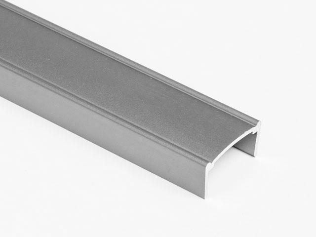 Megszűnt-TOLÓAJTÓ BÚTORLAPHOZ ÉLPROFIL ´U´2, 3 m ALUMÍNIUM 0