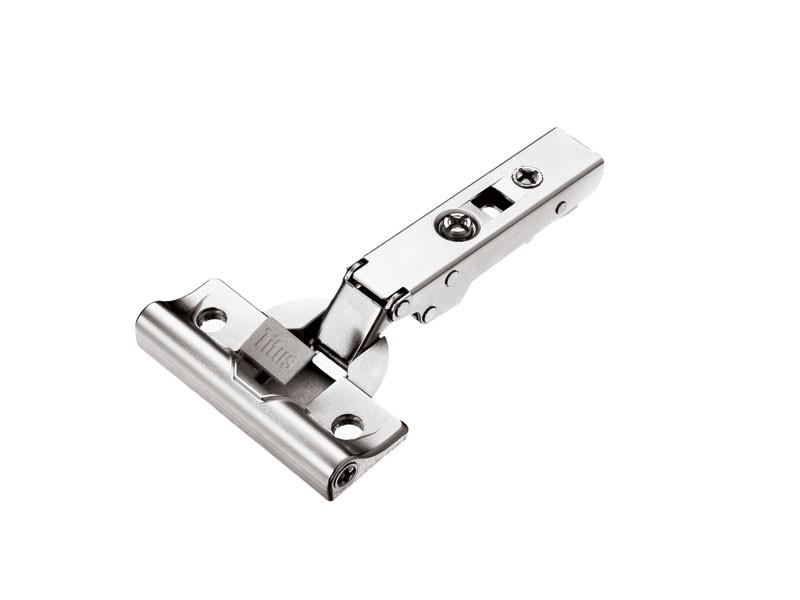 BÚTORPÁNT TITUS 708.0XS0.054.00 T-TYPE GLISSANDO RÁÜTŐDŐ MAX. 35MM-ES AJTÓHOZ NIKKEL 0