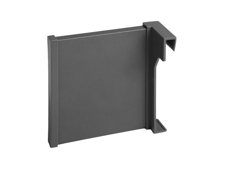 SLIM DUPLAFALÚ FIÓKOLDAL DF-B/DF-C FIÓKRENDEZŐ PANEL HATÁROLÓ H=105mm, 90mm ANTRACIT 0