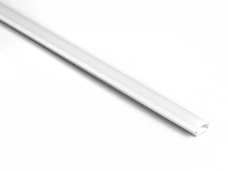 VILÁGÍTÁSTECHNIKAI KIEGÉSZÍTŐ BEMARHATÓ LED PROFIL OPÁL BORÍTÁSSAL, 2M FEHÉR 0