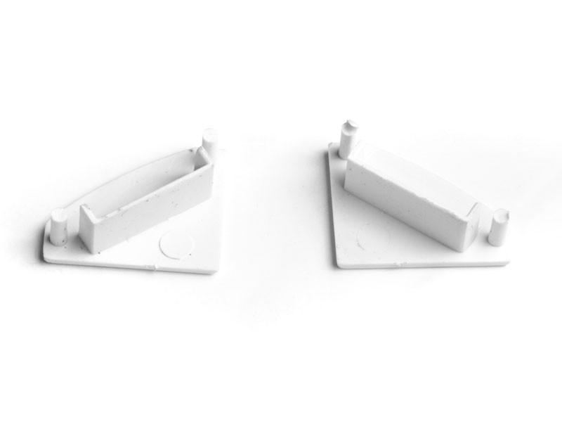 VILÁGÍTÁSTECHNIKAI KIEGÉSZÍTŐ VÉGZÁRÓ SAROK LED PROFILHOZ FEHÉR 0