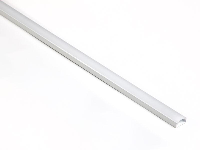 VILÁGÍTÁSTECHNIKAI KIEGÉSZÍTŐ CSAVAROZHATÓ LED PROFIL OPÁL BORÍTÁSSAL, 2M FEHÉR 0