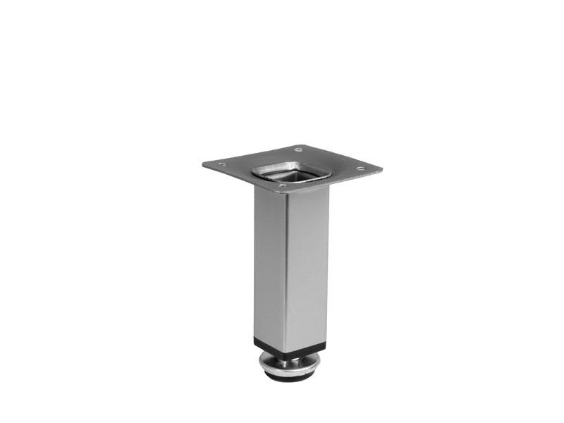 FÉM DESIGN LÁB 19175 25X25X100mm MATT KRÓM 0