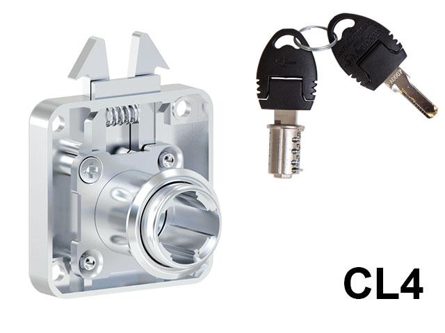 T_ CL BÚTORZÁR 705-CL4 REDŐNYZÁR 42x42mm NIKKEL 0