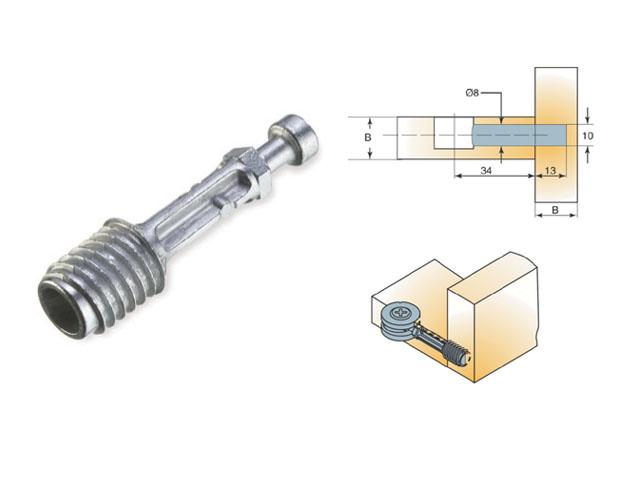 T_ ÖSSZEHÚZÓ EXCENTERSZÁR NAGY TEHERBÍRÁSÚ 10x34mm FÉM 0