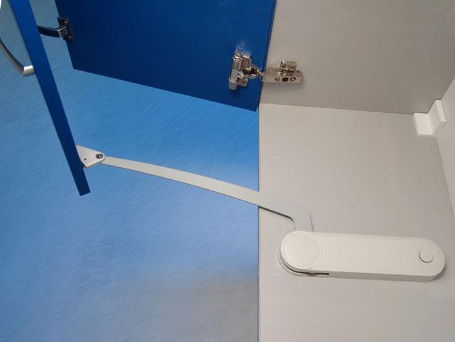 HAFELE FELNYÍLÓ 3672 020 005 FOLD B30 JOBBOS VIZSZINTES HARMÓNIKA VASALAT SZÜRKE 0