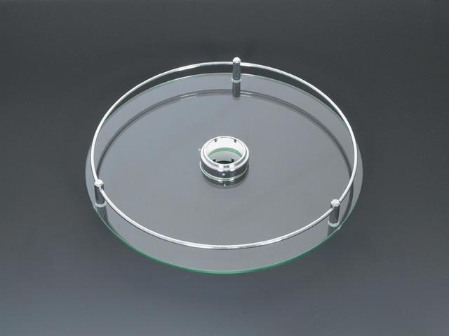 WE10.0010 KÖR AL. KÖZP. ÜVEG KRÓM ÁTM.:350 0