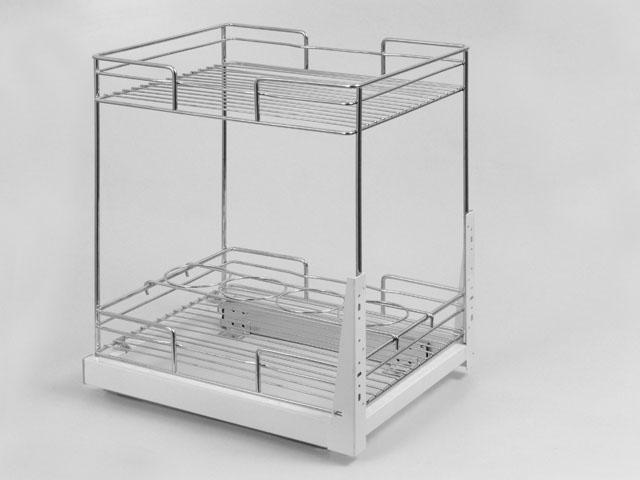 ML010-5 2 RÉSZES KIHÚZHATÓ POL KRÓM-SZÜRKE 0