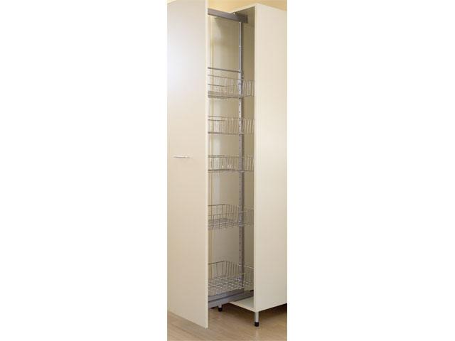 E4053 KAMRAP.VAS+6 KOSÁR SZÜRKE-KRÓM 1805-2205/400 mm 0