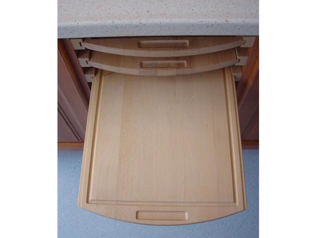 TÁLALÓDESZKA BÜKK 370×22×450mm 0